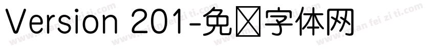 Version 201字体转换